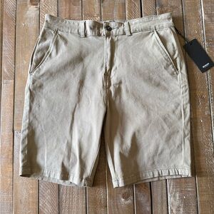 Hudson Jeans Men's Tan Flat Front Chino Shorts